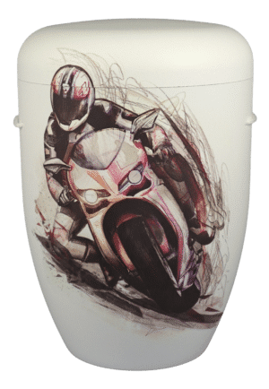 Fresco Motorradfahrer