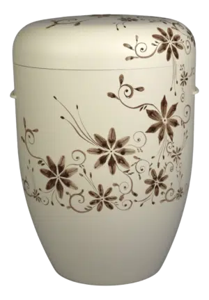 Blumen Dekor - mocca