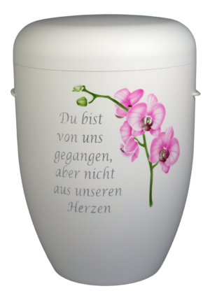 Orchidee pink mit Text 01