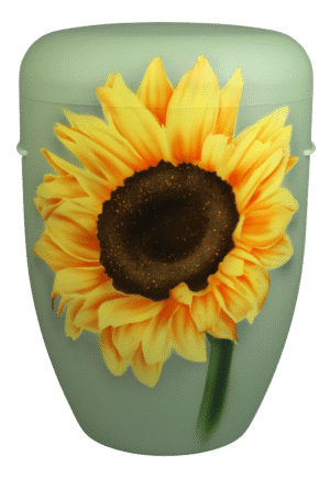 Sonnenblume auf Sonderfarbe