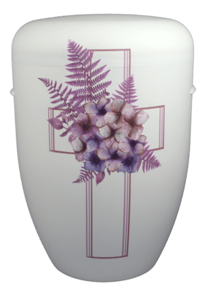 Kreuz mit Hortensie