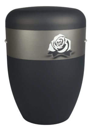 Banderole, Samtband mit Rose