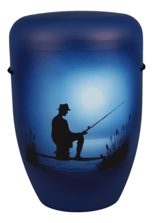 Angler im Mondschein