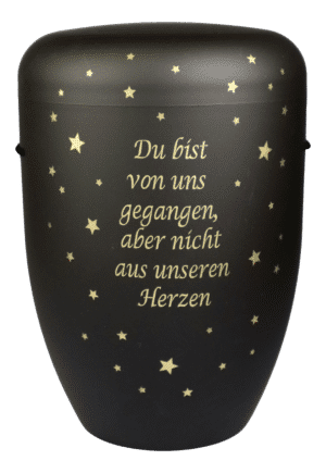 Spruch mit goldenen Sternen