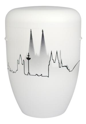 Skyline Köln mit Dom - schwarz