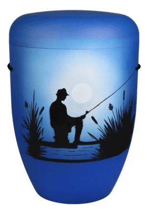 Angler im Mondschein