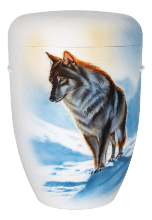 Wolf im Schnee